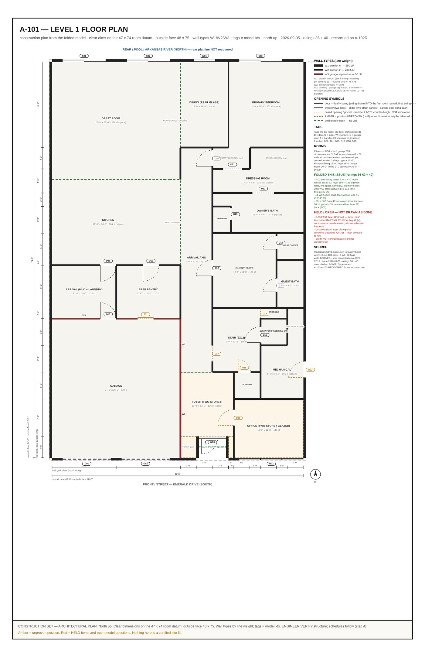 Sheet A-101 Floor Plan